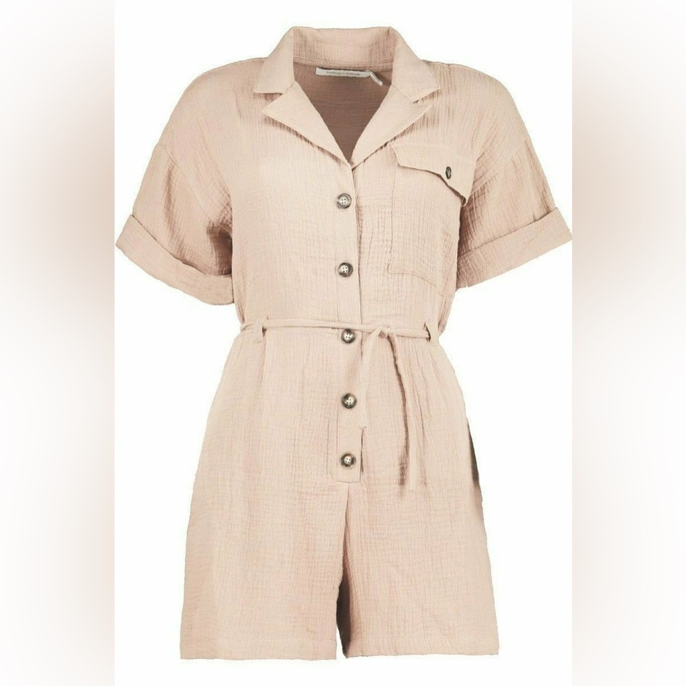Bishop + Young NWT Emerson Romper Dune Large